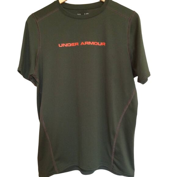 Under Armour Heat Gear Men’s Athletic Shirt Green - Picture 1 of 5